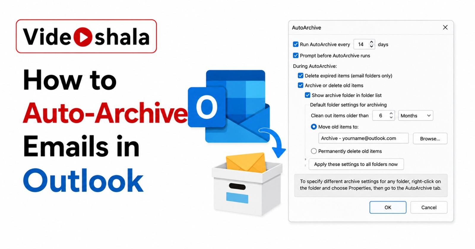 How to Auto-Archive Emails in Outlook
