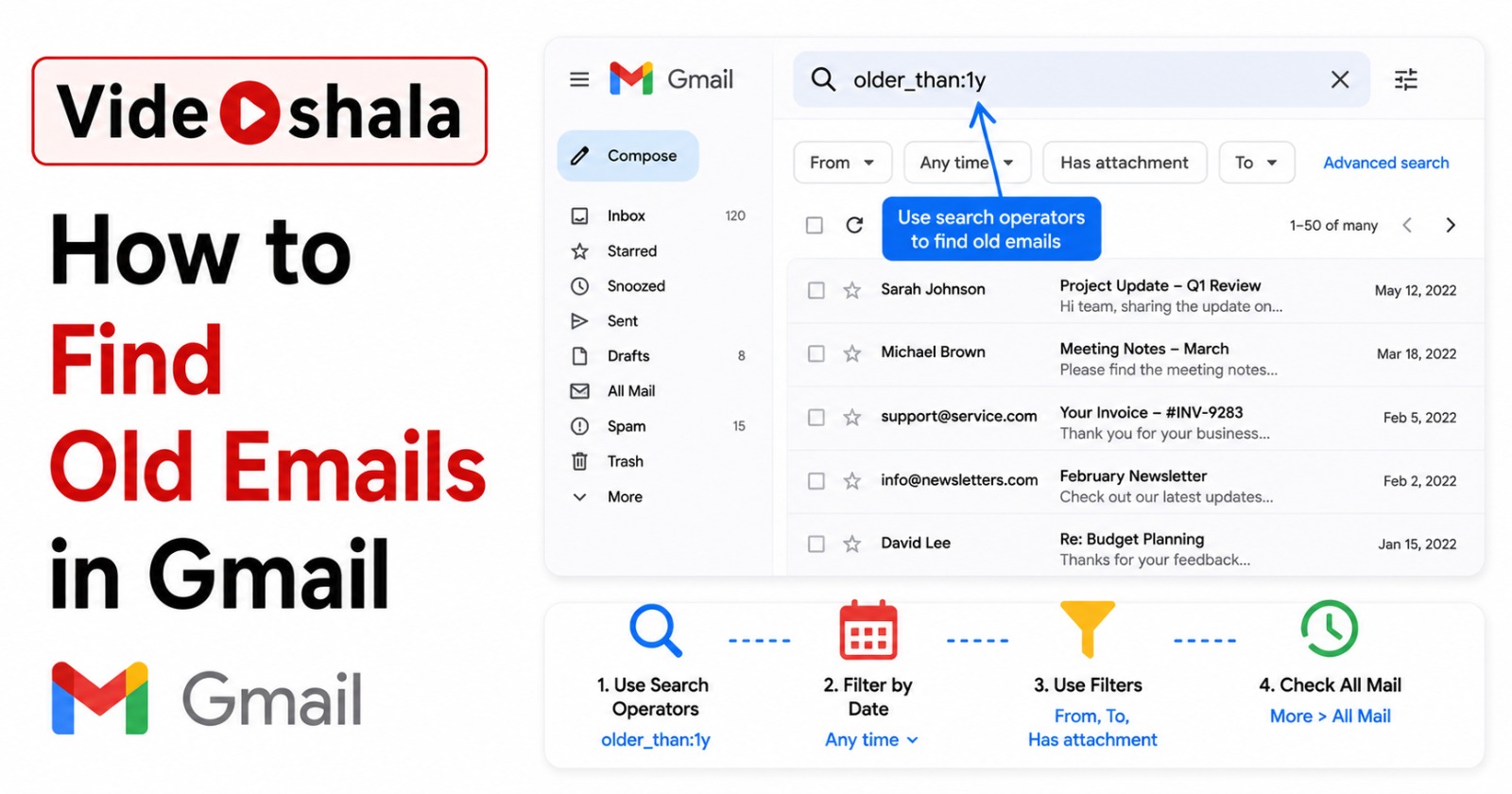 How to Find Old Emails in Gmail