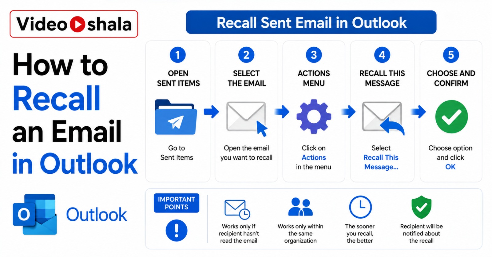 How to Recall an Email in Outlook