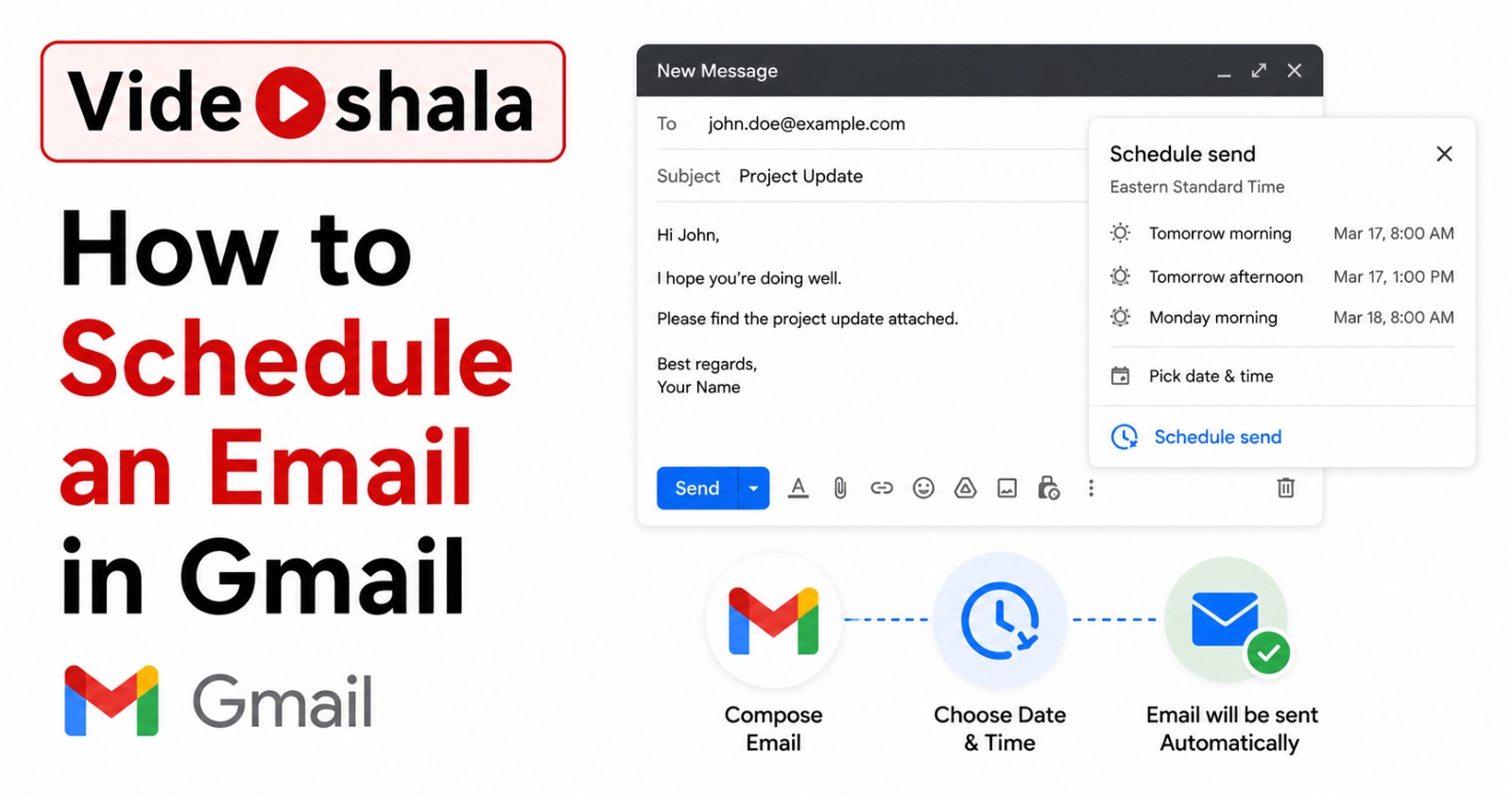 How to Schedule an Email in Gmail
