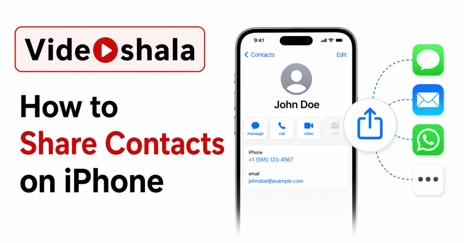 How to Share Contacts on iPhone