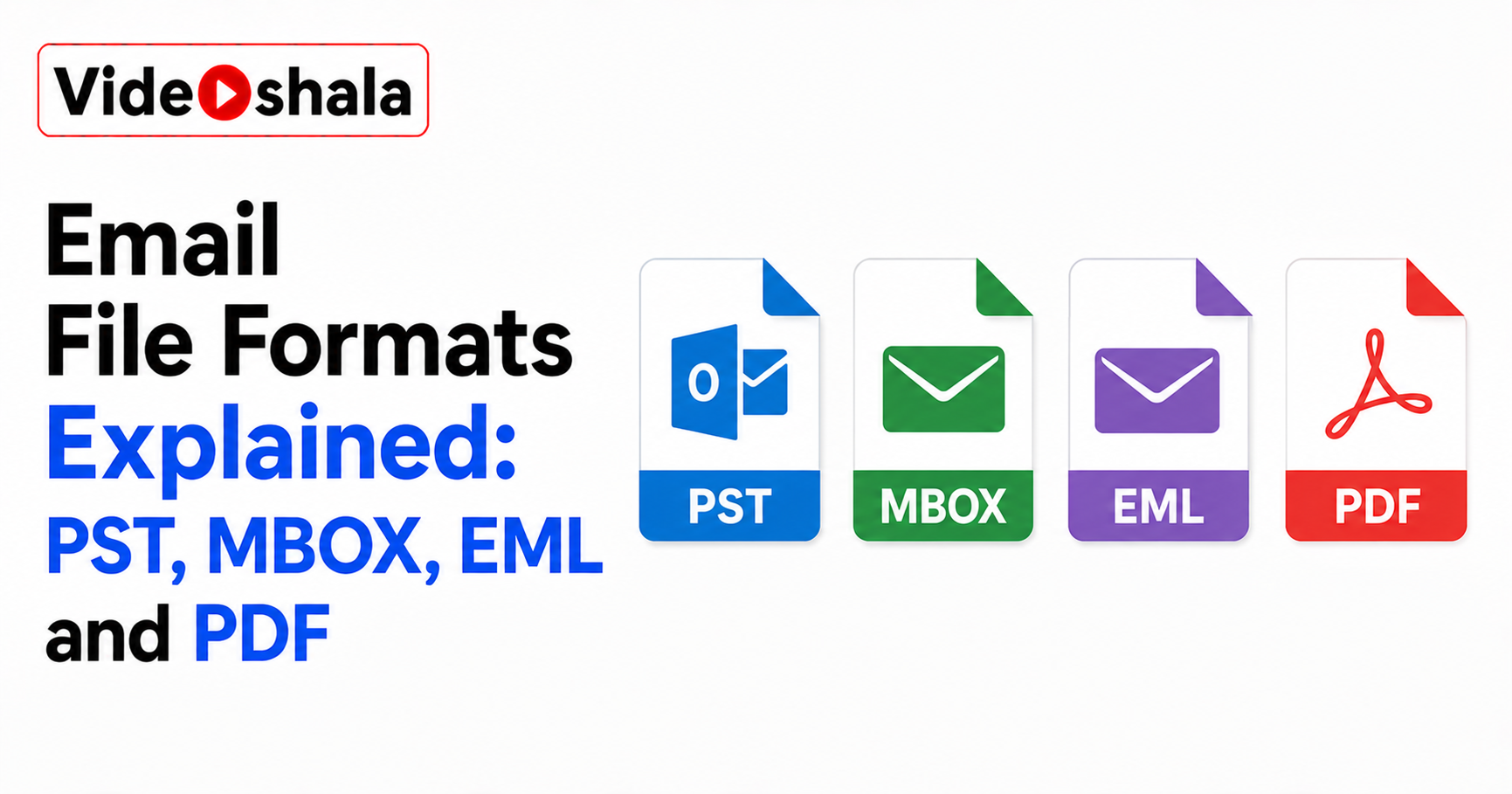 Email File Formats Explained: PST, MBOX, EML and PDF